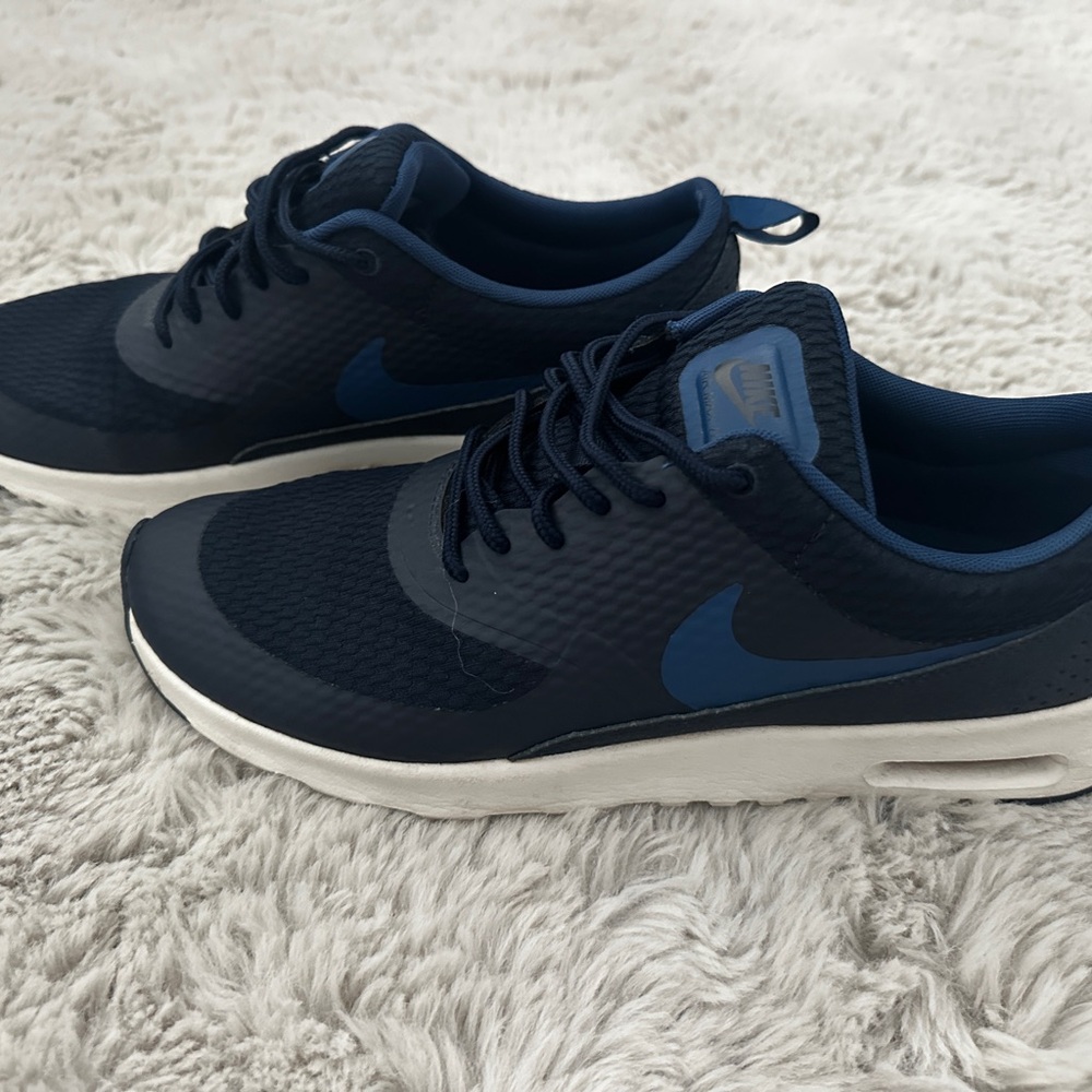 Nike Navy and White Sneakers